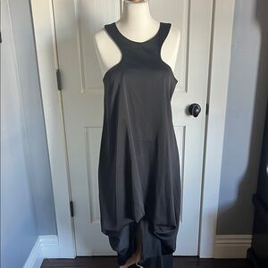 Chic Black High Low Dress